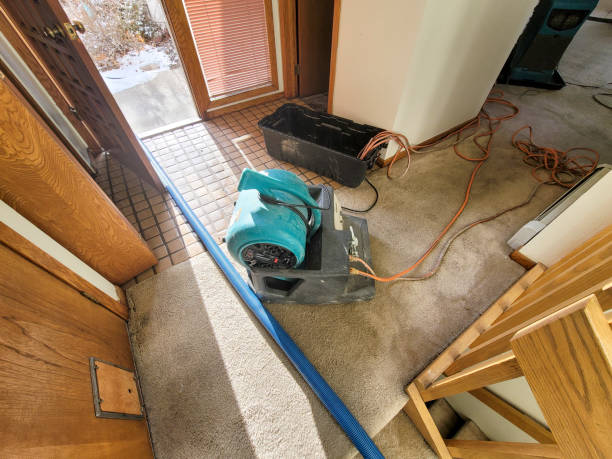 Water damage restoration process in West Elmira, NY